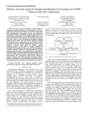 PDF Document Cover - Robotic Assistant Agent for Student and Machine Co-Learning on AI-FML Practice with AIoT Application