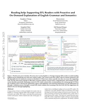 PDF Document Cover - Reading.help: An LLM-Powered Proactive and On-Demand Assistant for EFL Readers