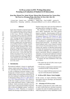 PDF Document Cover - Evaluating LLM-as-a-Tutor in EFL Writing Education: A Pedagogical Framework