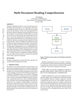 PDF Document Cover - Analysis of Multi-Document Reading Comprehension in NLP: Evolution, Models, and Future Directions
