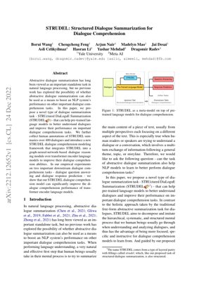 PDF Document Cover - STRUDEL: Structured Dialogue Summarization for Enhanced Dialogue Comprehension