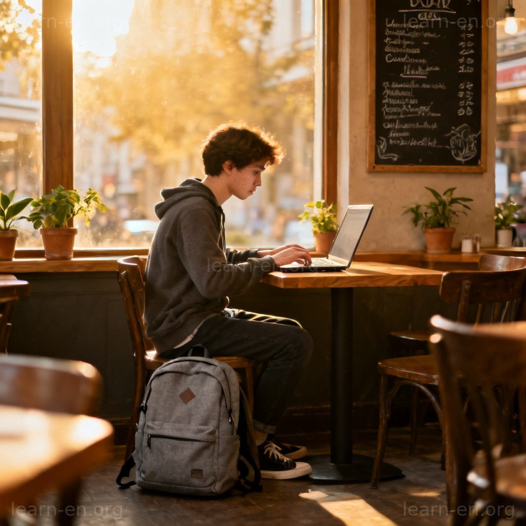 Digital Nomad 图解：在异国咖啡馆用笔记本电脑工作的数字游民