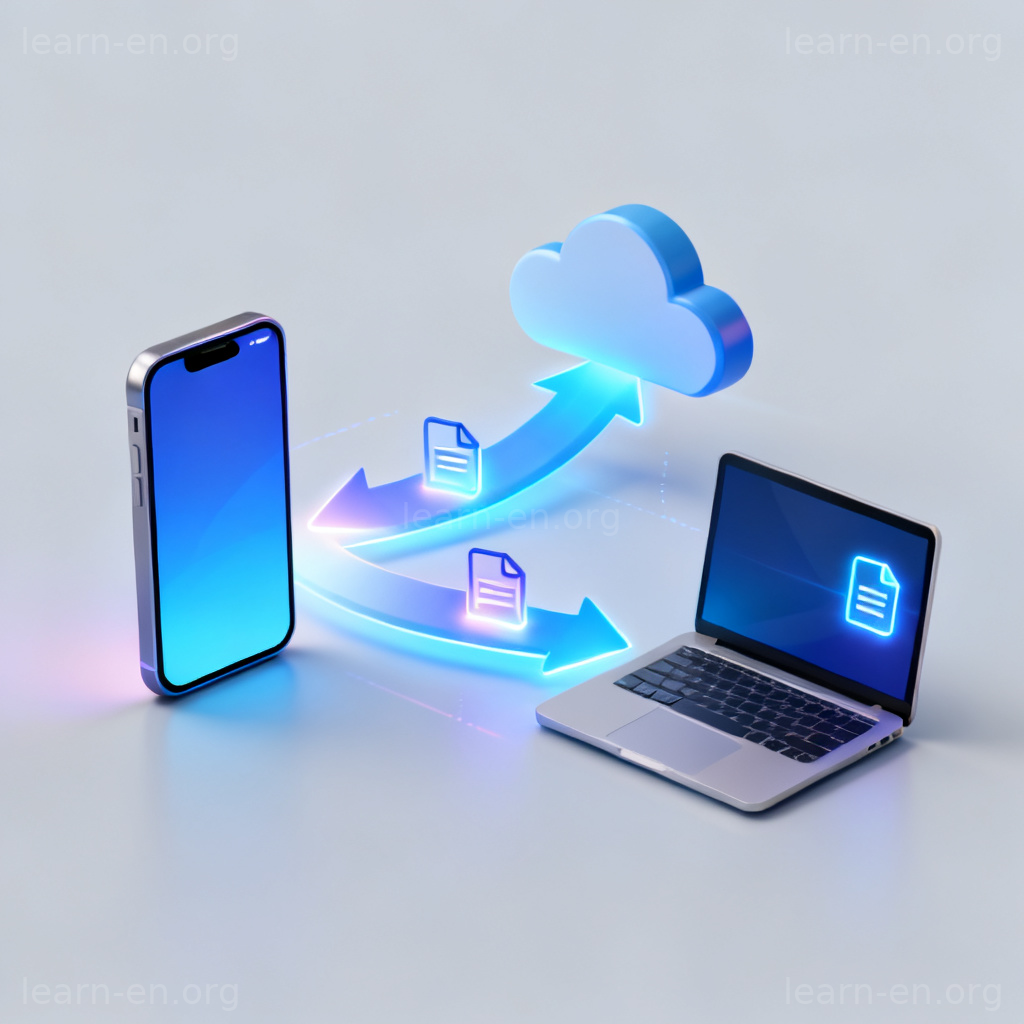Sync data 图解：手机、电脑与云之间同步数据流