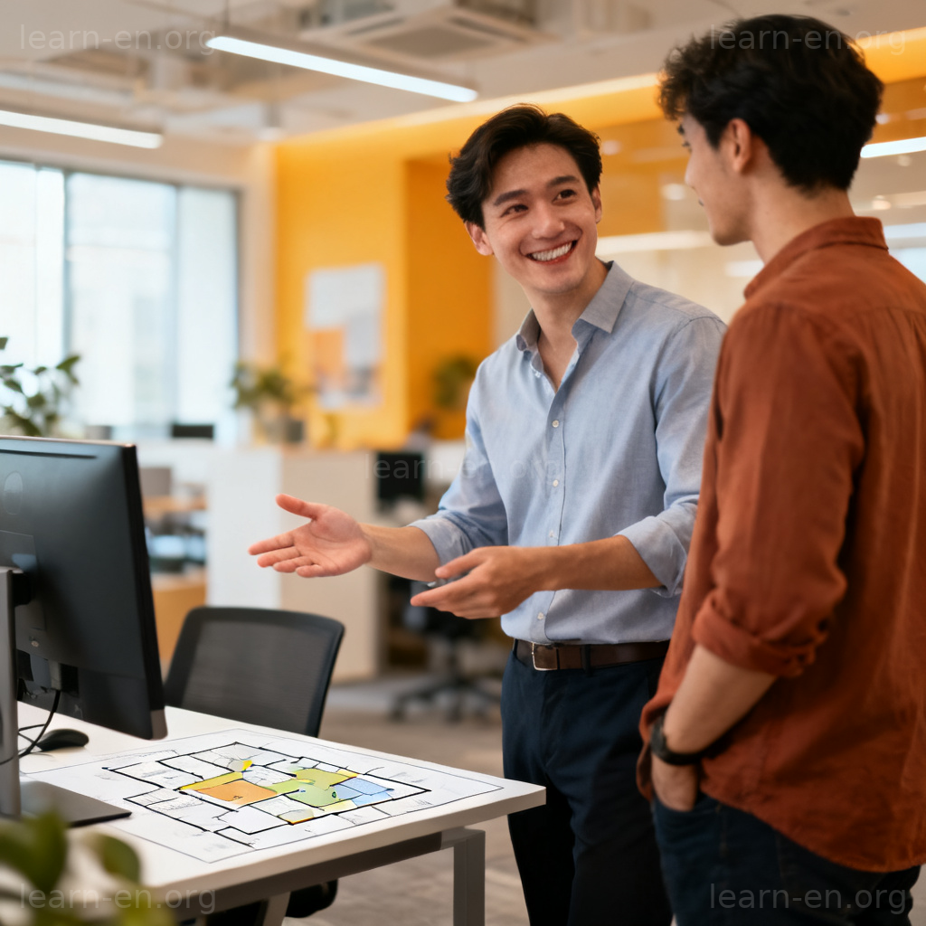 acquaint 含义图解：友好向导向新人介绍办公室环境
