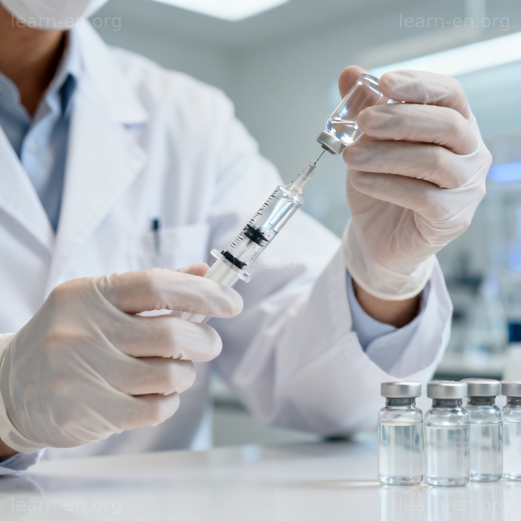 antidote 解药图解：医生在实验室准备解毒剂