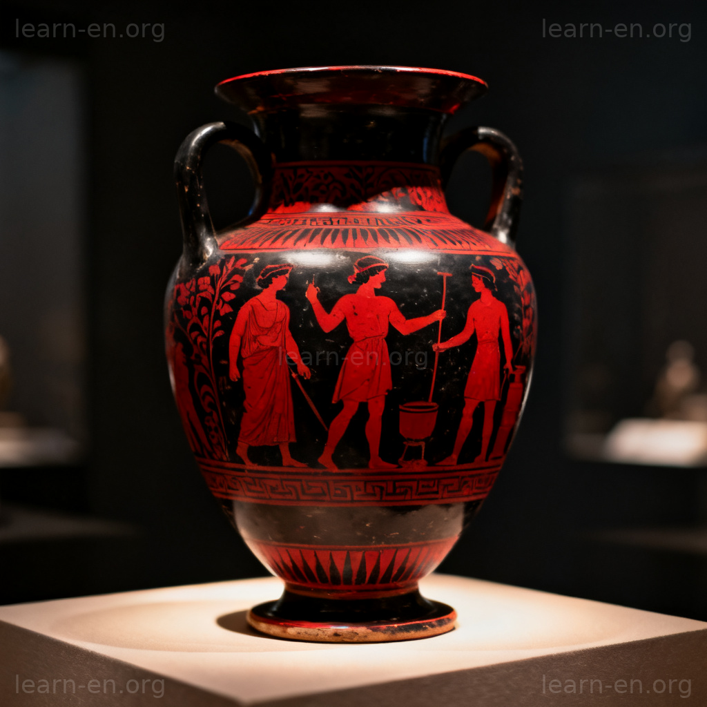 antiquity 古物图解：博物馆中精美的古希腊彩绘陶罐