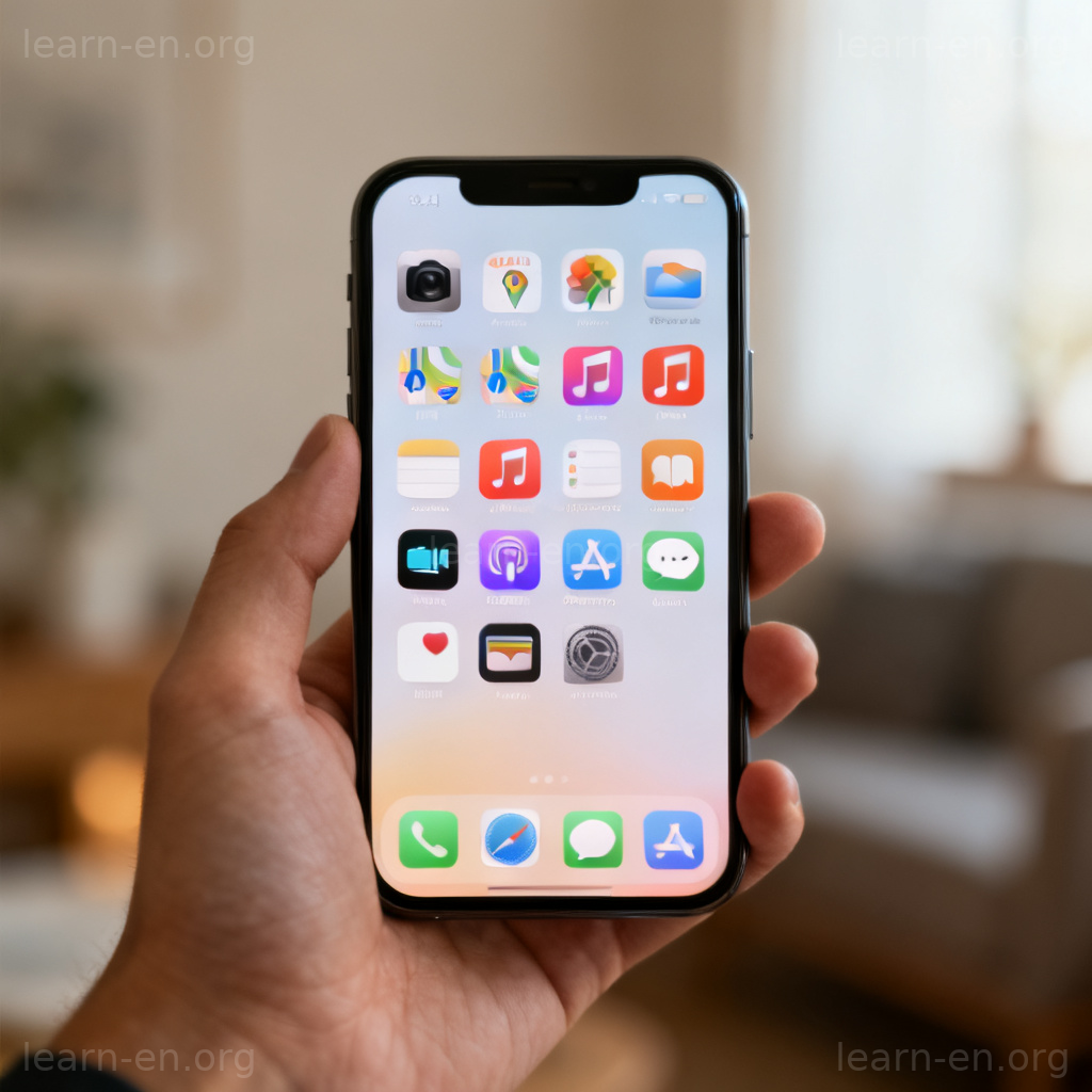 application 应用含义图解：智能手机应用图标网格