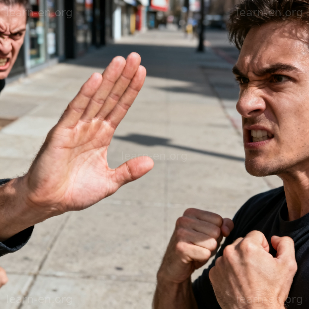 assault 人身攻击场景图解：街头暴力冲突瞬间
