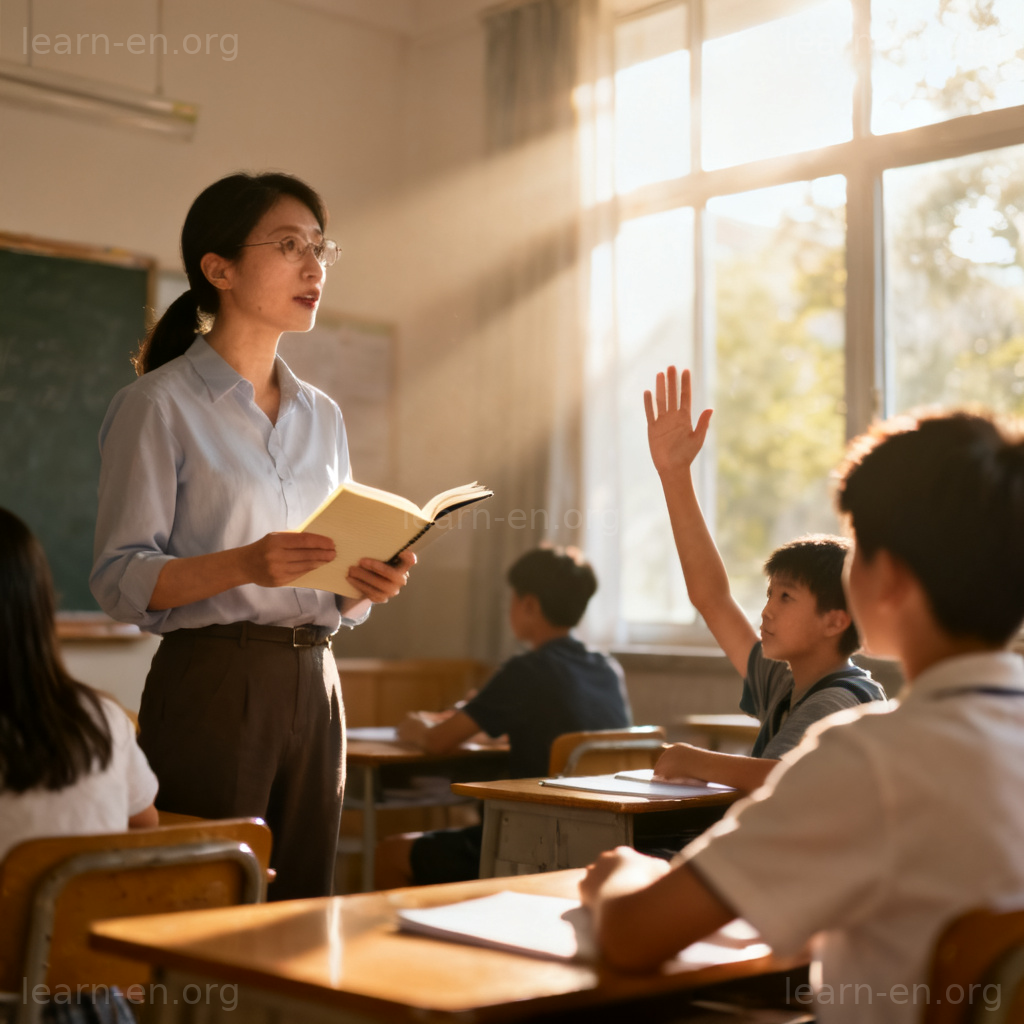 attendance 图解：教师在教室点名记录学生出席情况