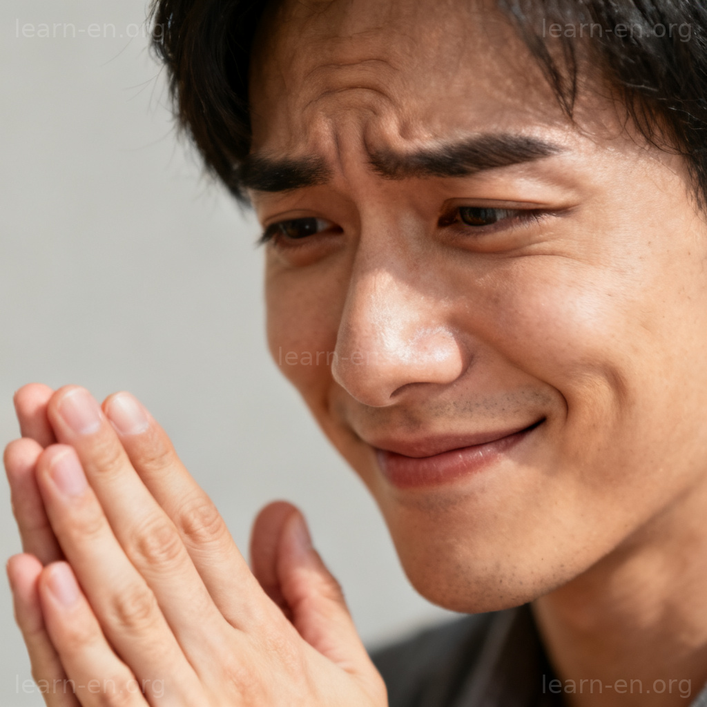 begrudge 吝惜含义图解：强颜欢笑与内心羡慕的复杂表情