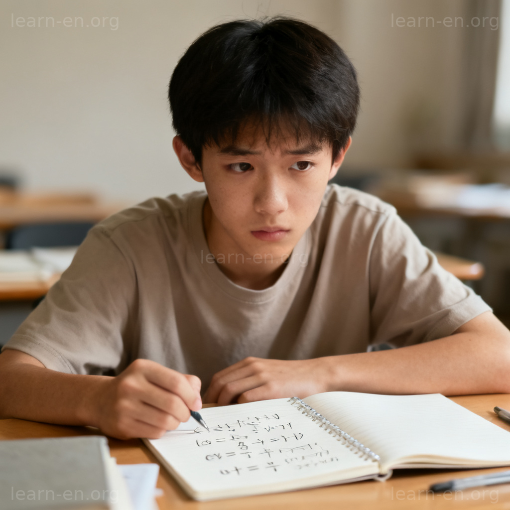 blank 表情图解：面对难题时茫然困惑的面部表情