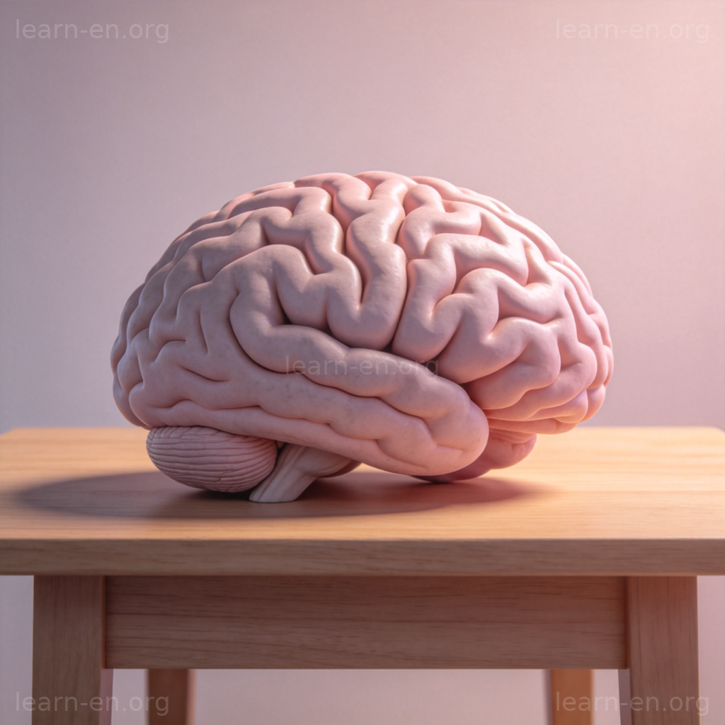 brain 大脑含义图解：三维人体大脑模型展示