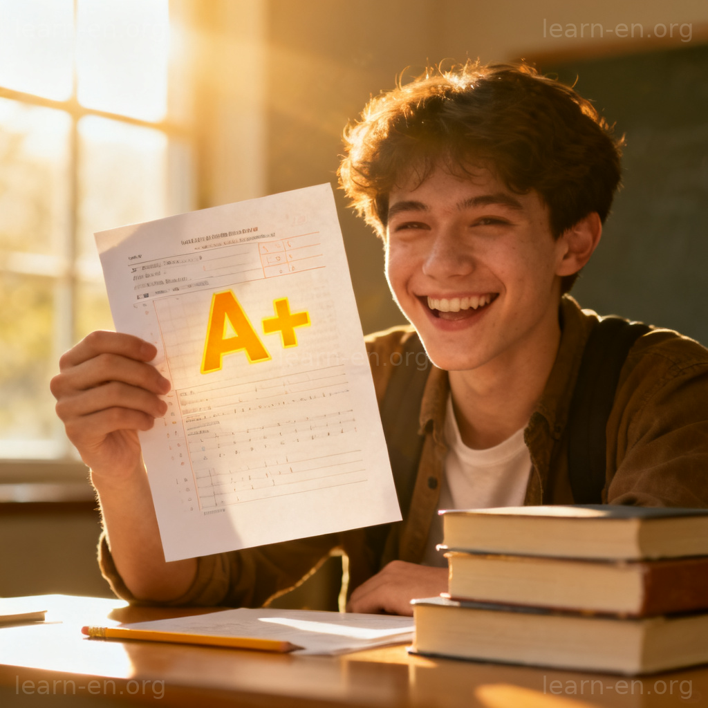 breakthrough 图解：学生取得学业重大进步获得A+成绩