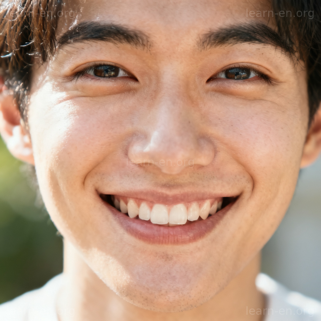 characteristic 特征图解：人物微笑与友善表情特写