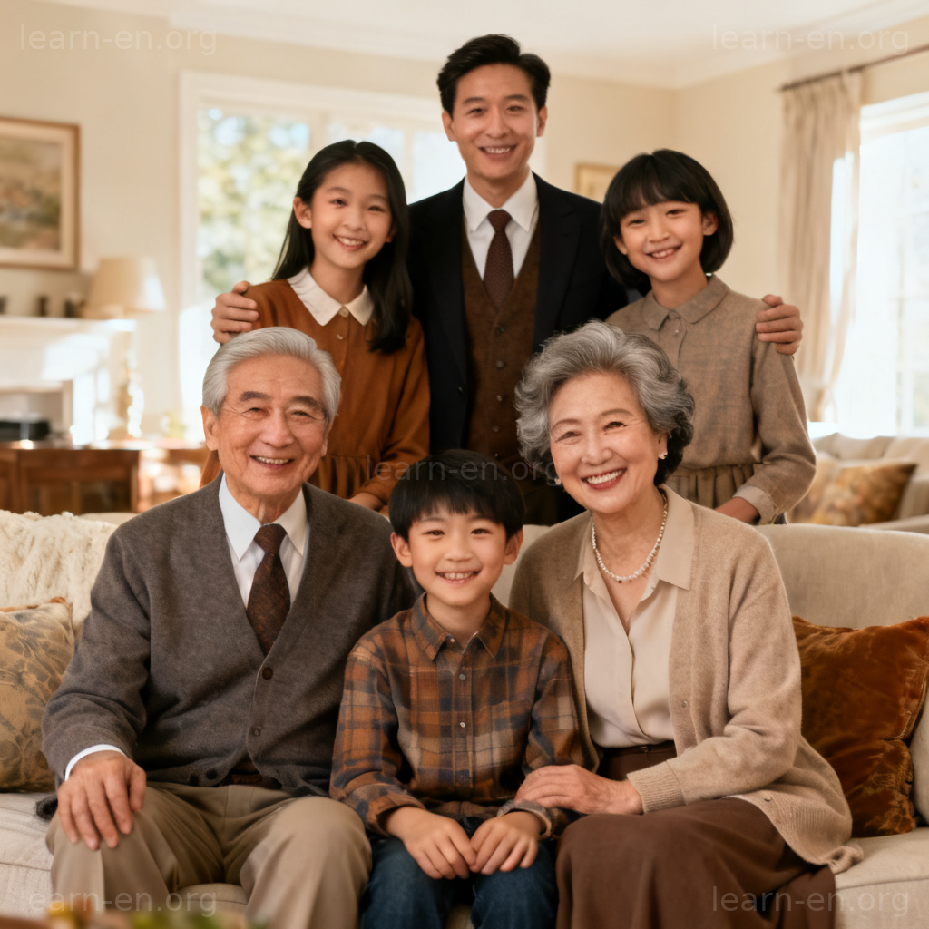 convention 惯例图解：家庭合影时得体着装的社会规范