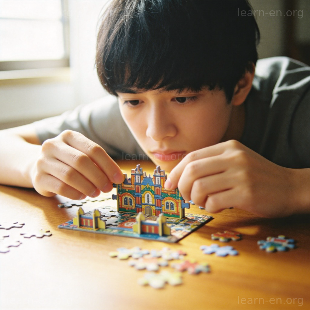 difficult 困难含义图解：双手专注解开复杂绳结