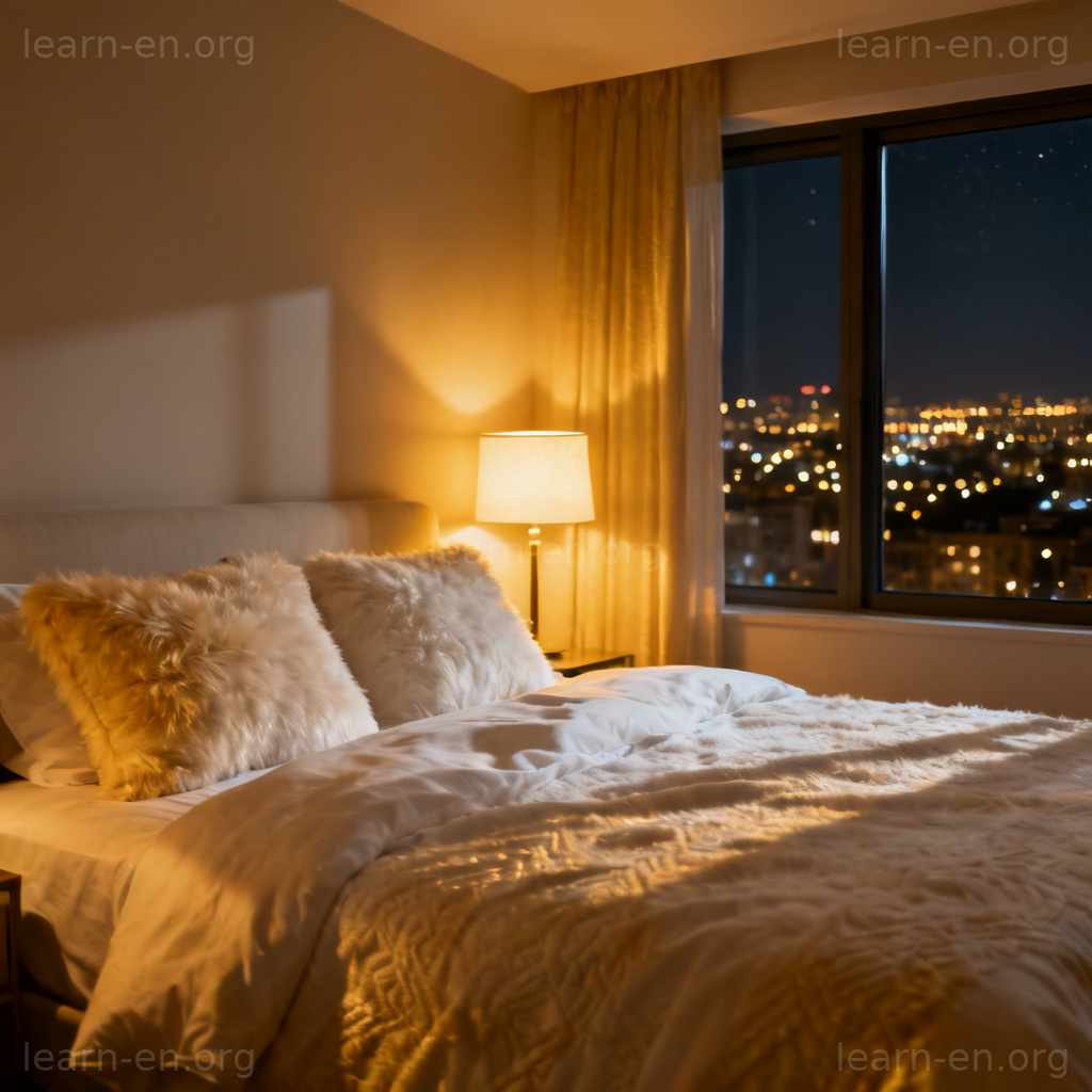 double room 双人房图解：带一张双人床的舒适酒店房间