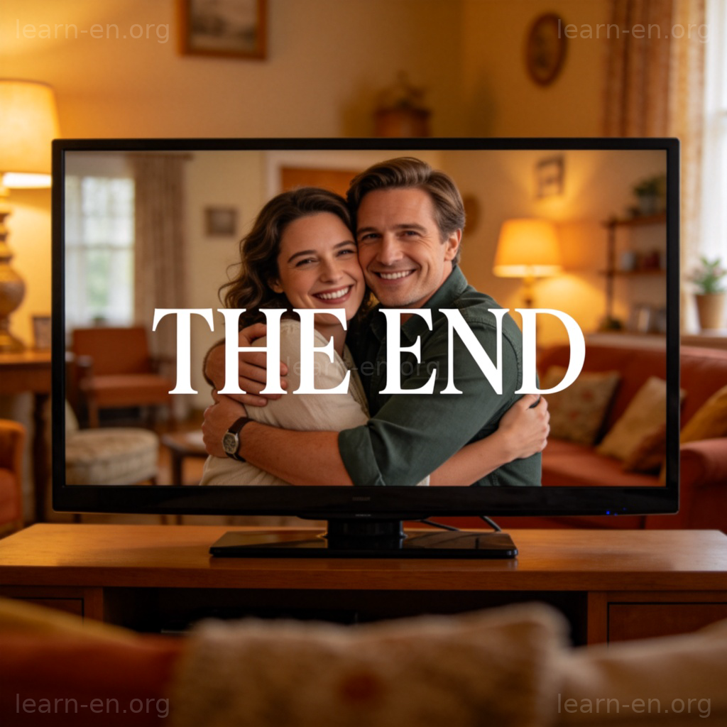 end 含义图解：电影结尾画面显示 THE END