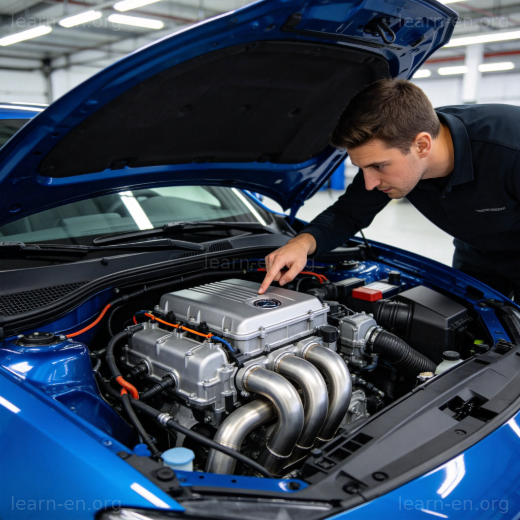 Engine 发动机图解：现代汽车引擎核心部件特写