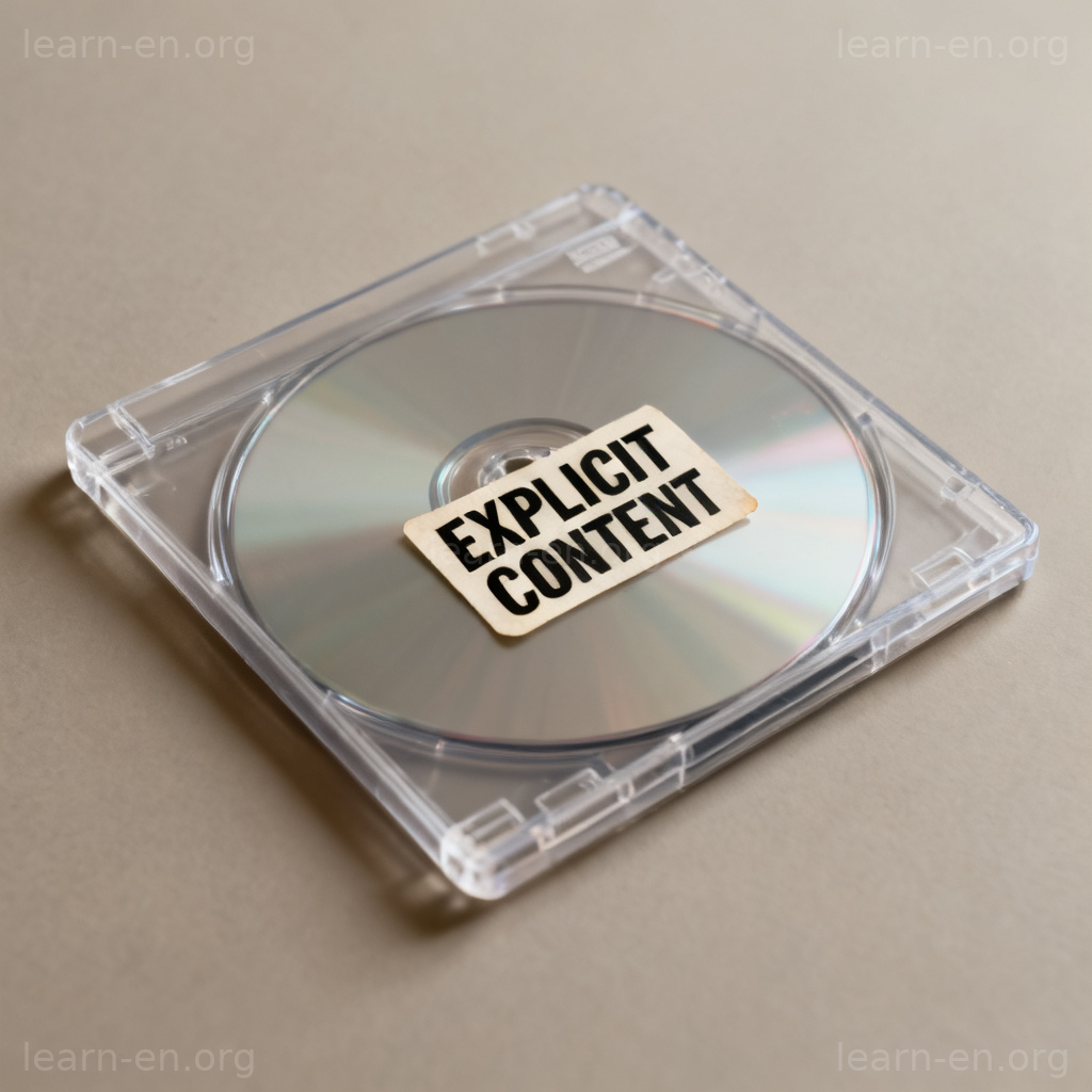 explicit 直白含义图解：DVD上的明确内容警告标签