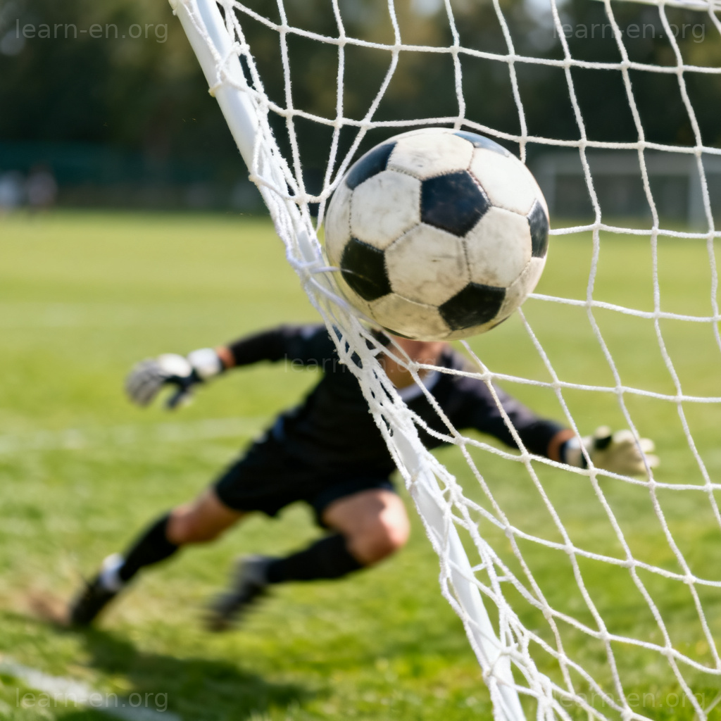 goal 进球含义图解：足球射入球门的精彩瞬间
