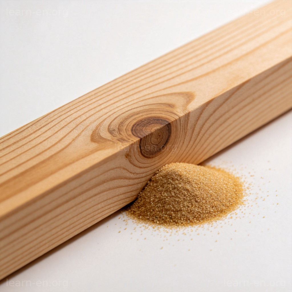 grain 纹理颗粒含义图解：木纹与沙粒细节对比