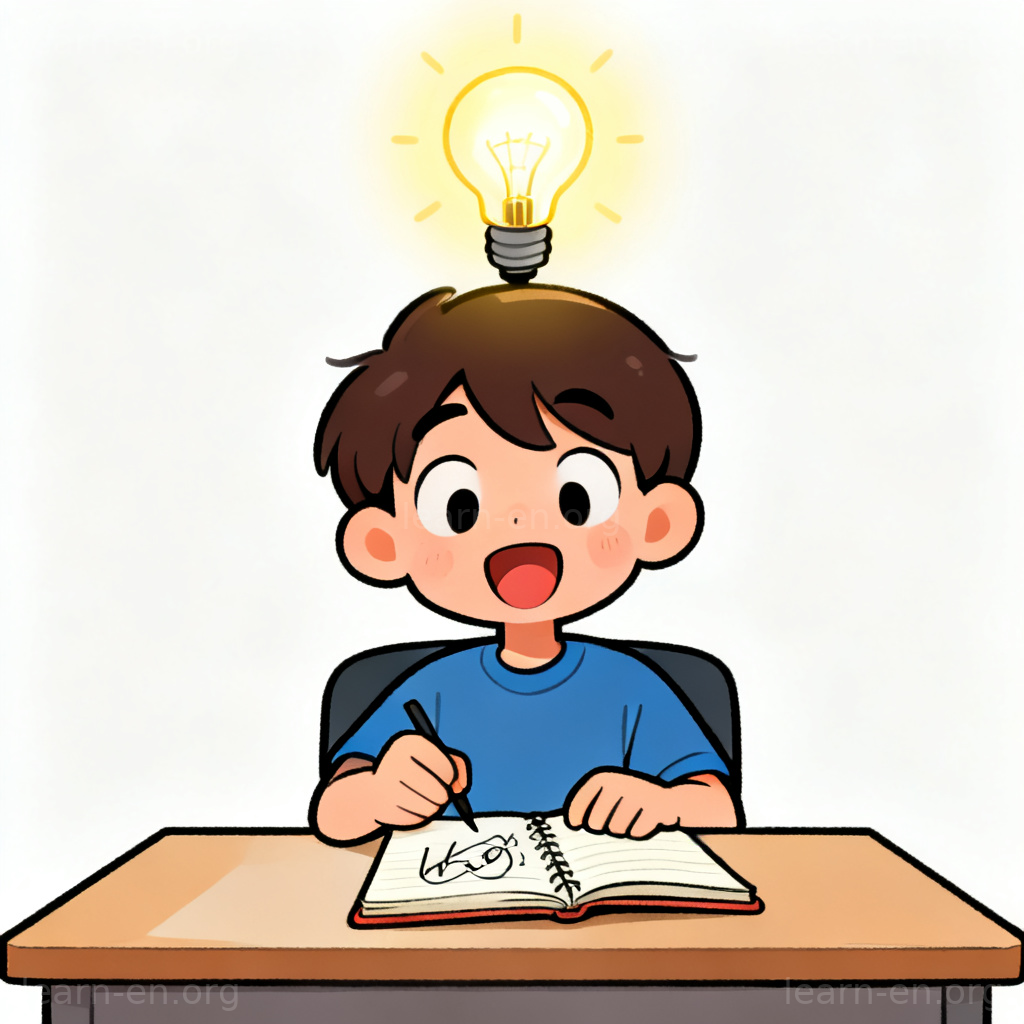 inspiration 灵感图解：头顶灯泡的人获得创意瞬间