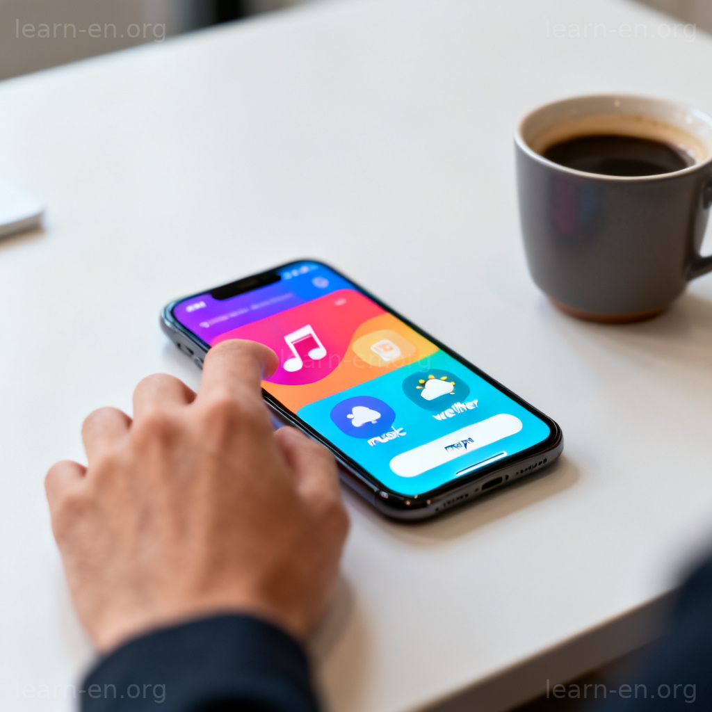 interface 界面图解：智能手机屏幕上的图形用户界面