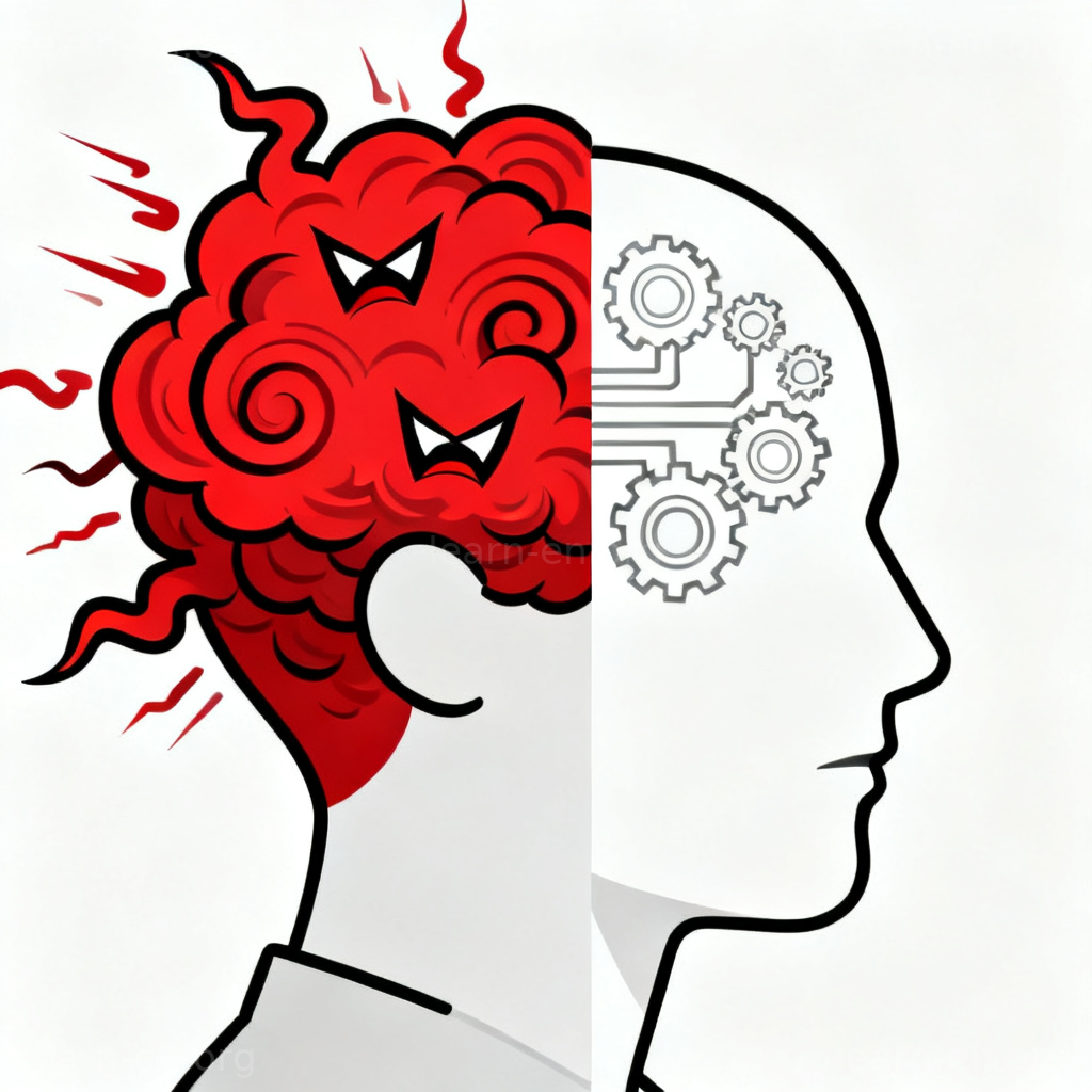 irrational 不理性含义图解：情绪与逻辑的冲突