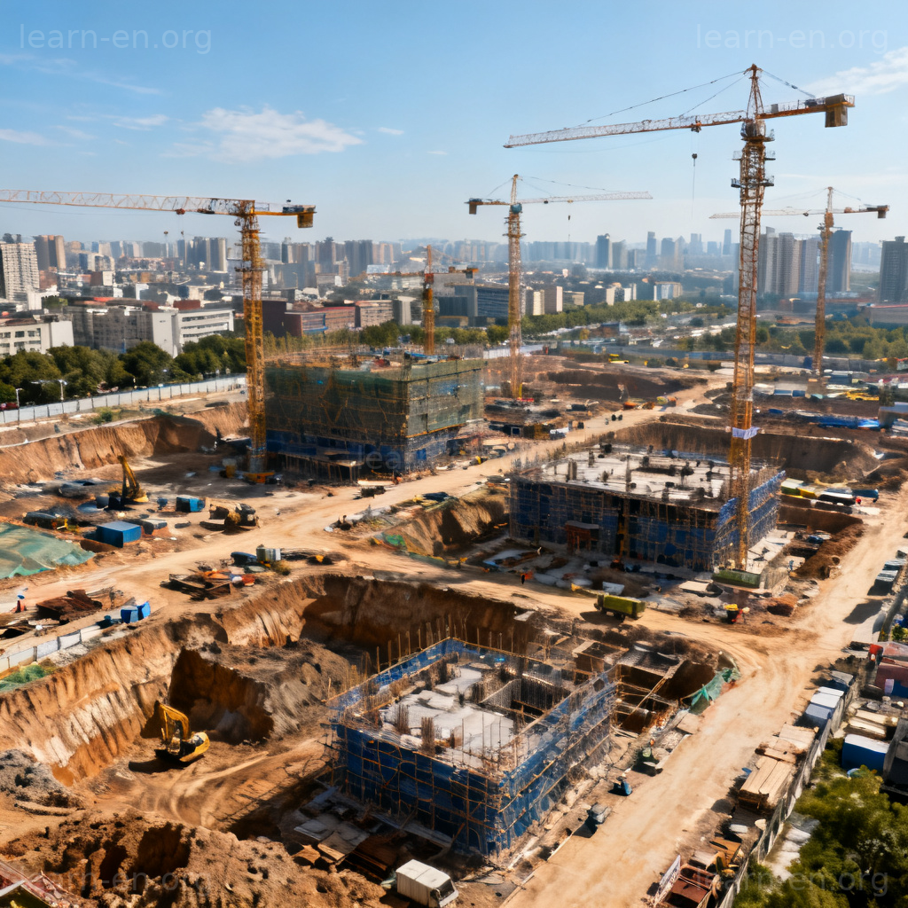 large-scale 场景图解：大规模城市建设航拍俯瞰图