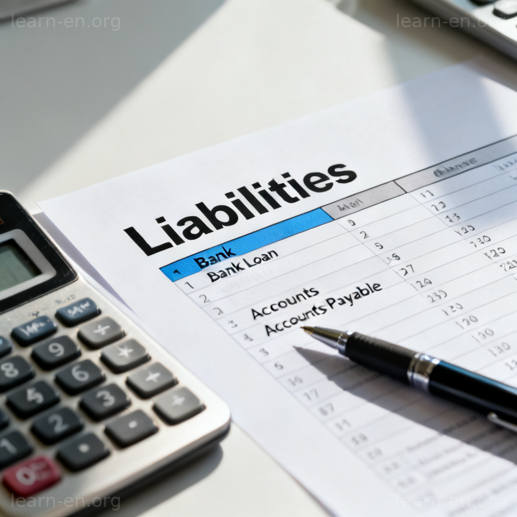 liability 责任含义图解：资产负债表负债项特写