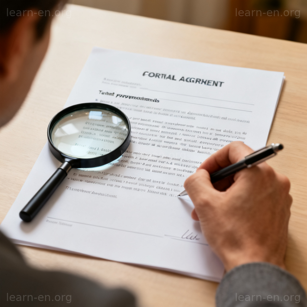 liable 负有责任图解：签署合同明确责任条款