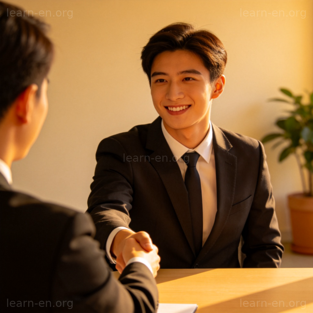 manner 场景图解：职场中礼貌握手的行为举止