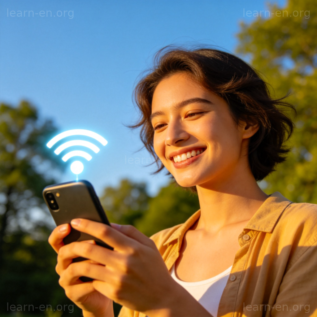 Mobile Data 移动数据图解：户外使用手机连接移动网络的场景