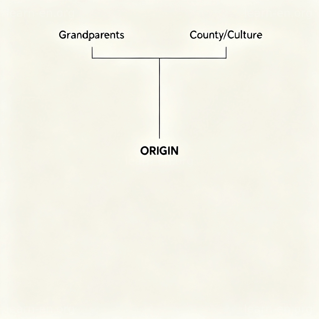 origin 出身图解：展示家族根源与文化背景的树状图
