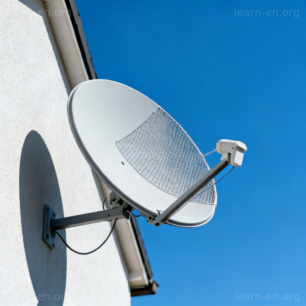 receiver 接收器图解：卫星信号接收器设备特写