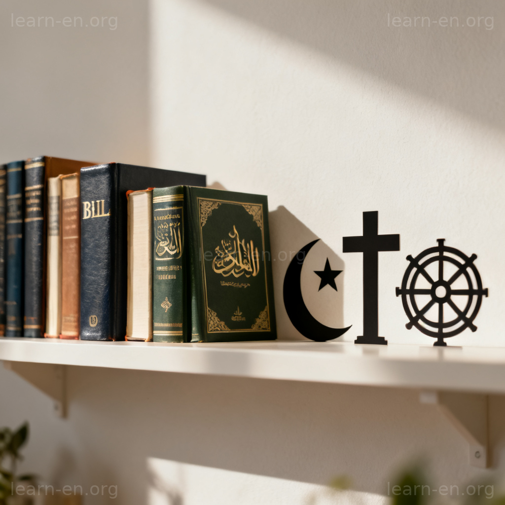 religion 图解：世界主要宗教经典与象征符号