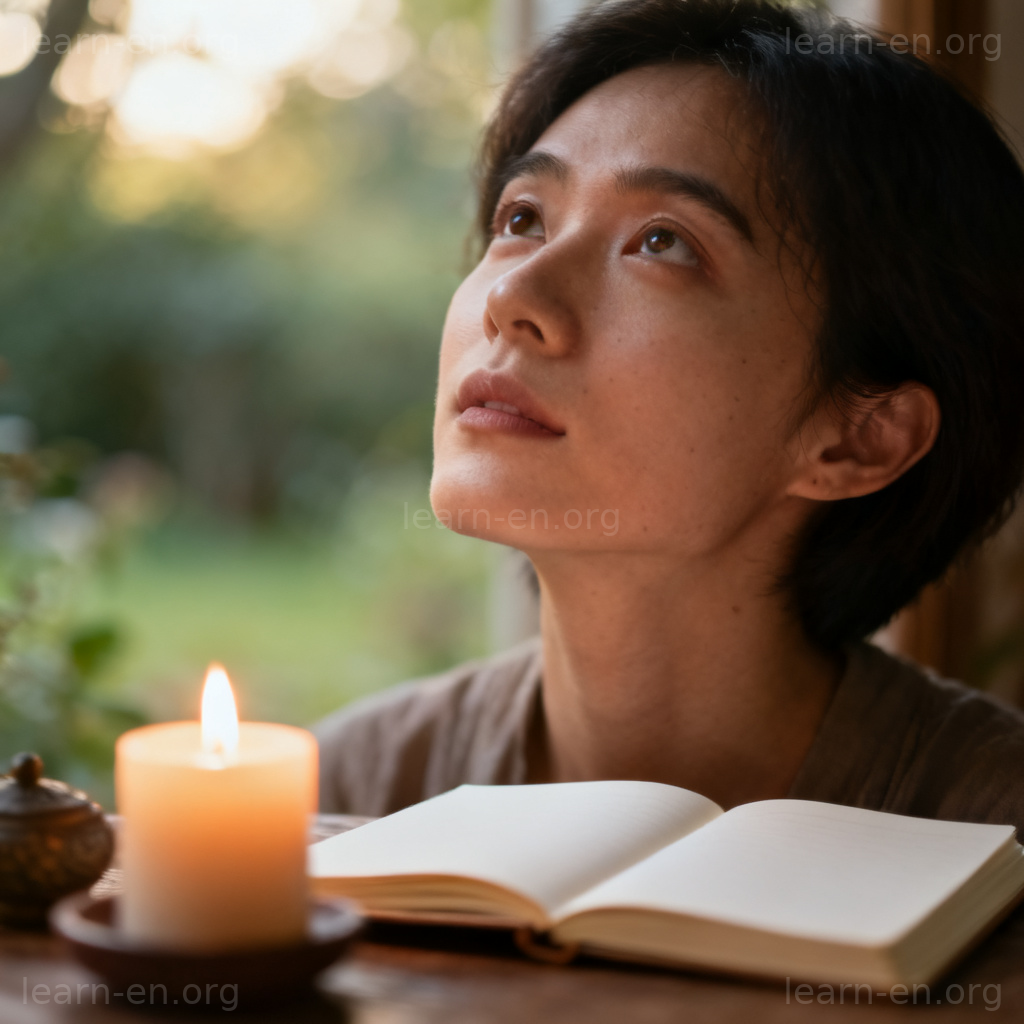 religion 图解：个人宗教信仰与精神沉思场景