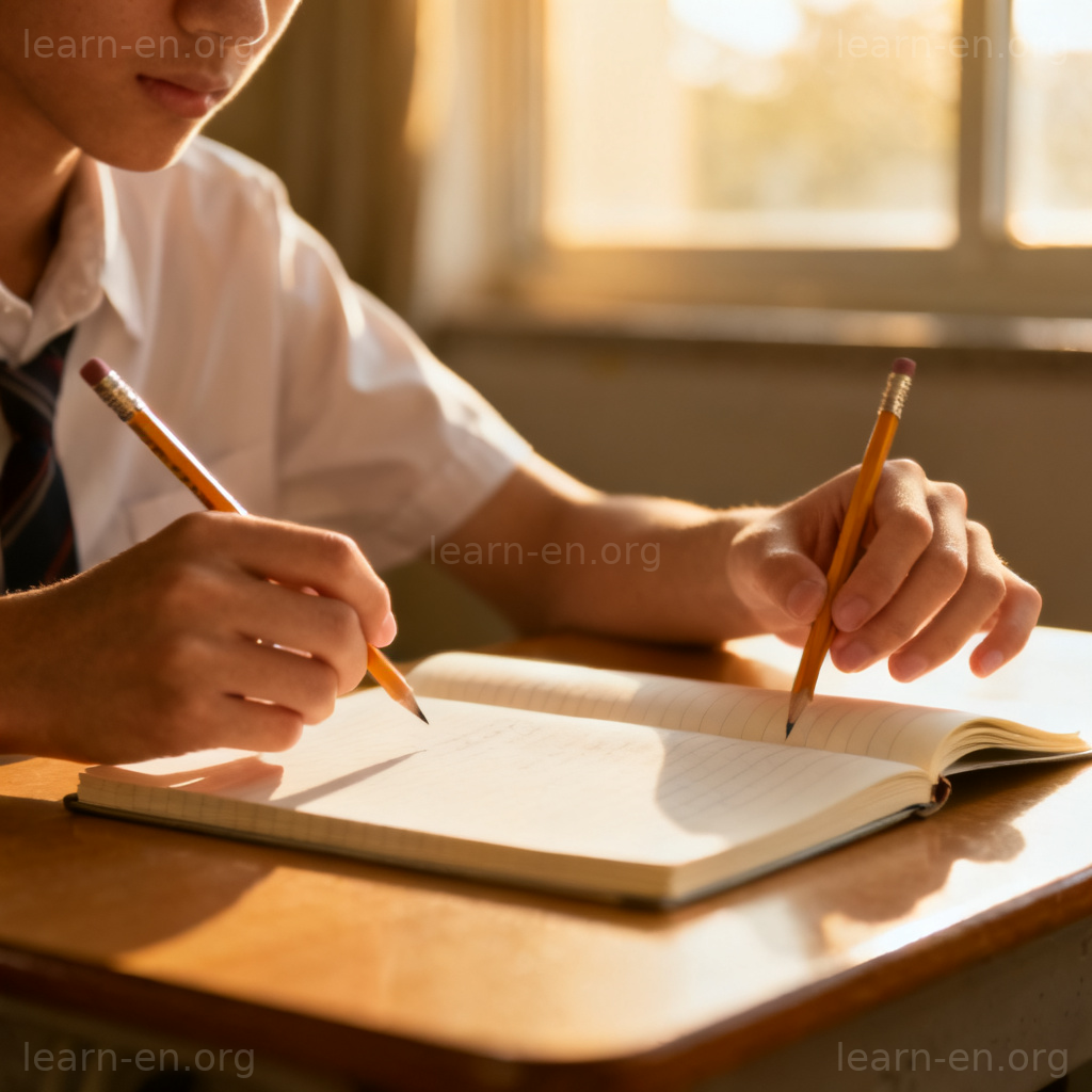 resume 含义图解：学生暂停后继续写作业场景