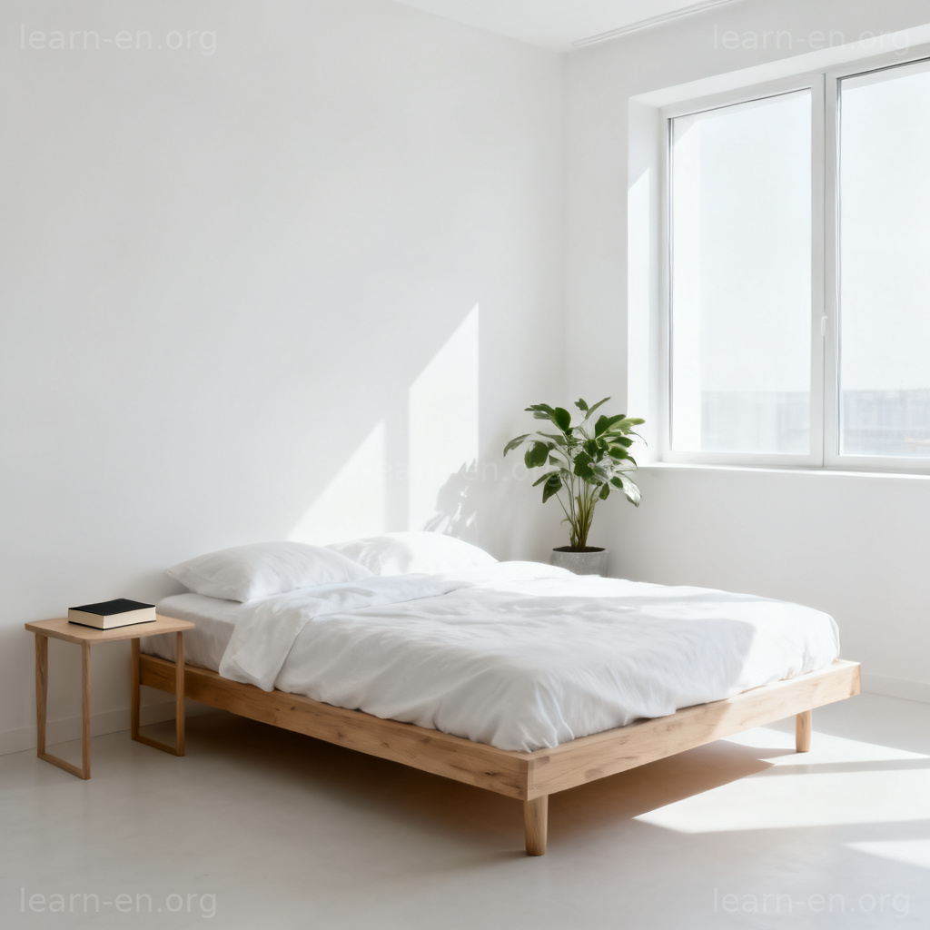simplicity 简约含义图解：极简主义卧室设计展示