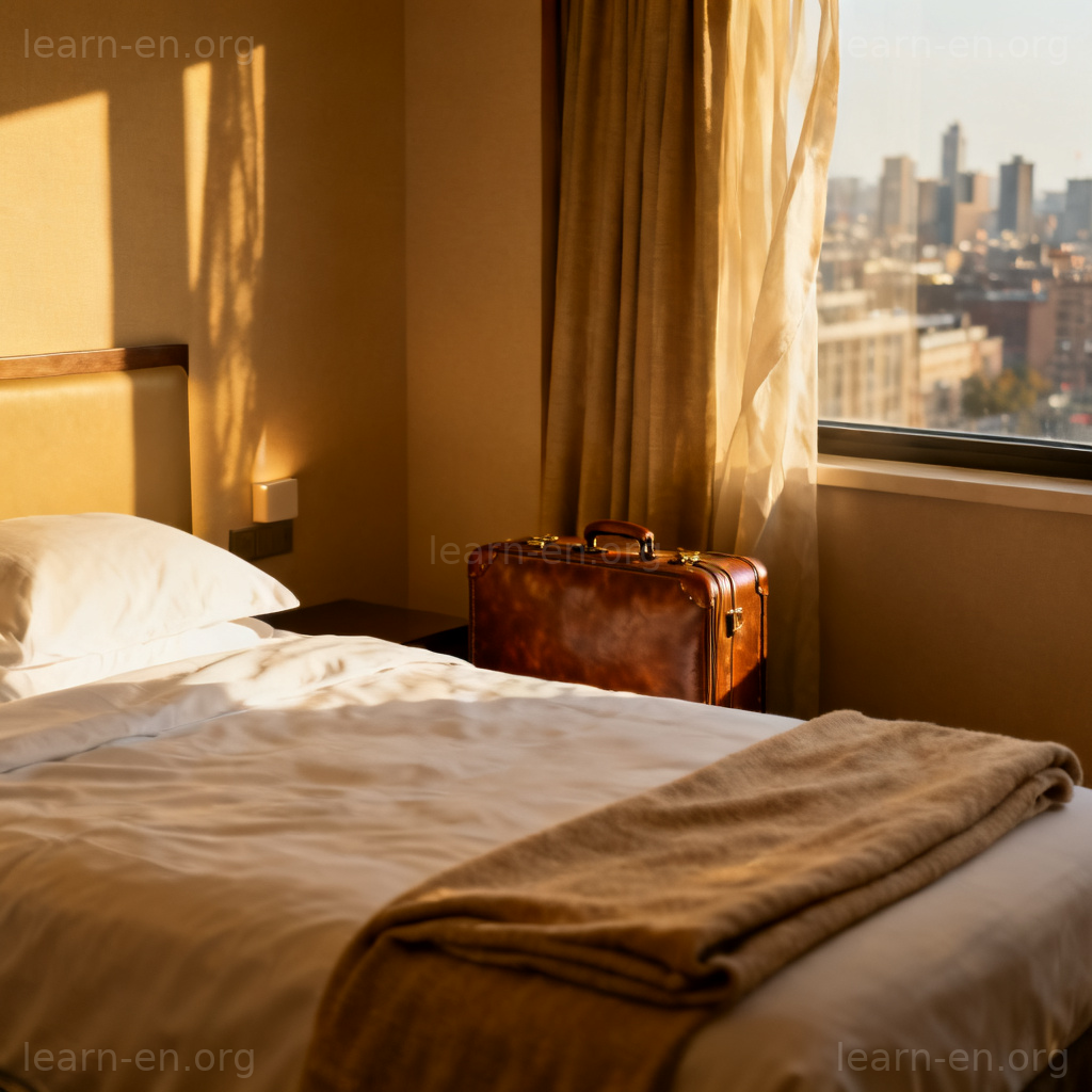single room 单人间图解：整洁单人床酒店客房场景