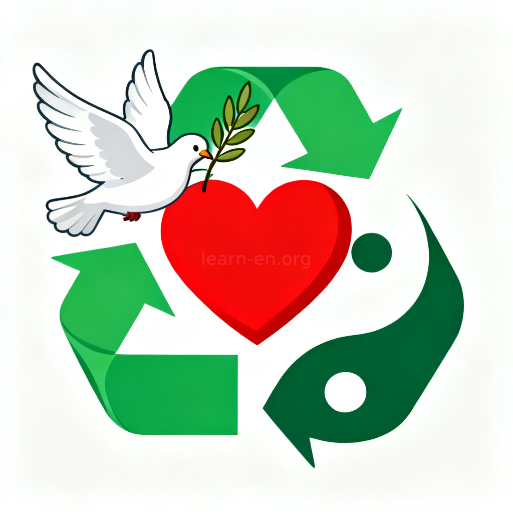 symbol 象征含义图解：和平鸽与爱心等通用符号