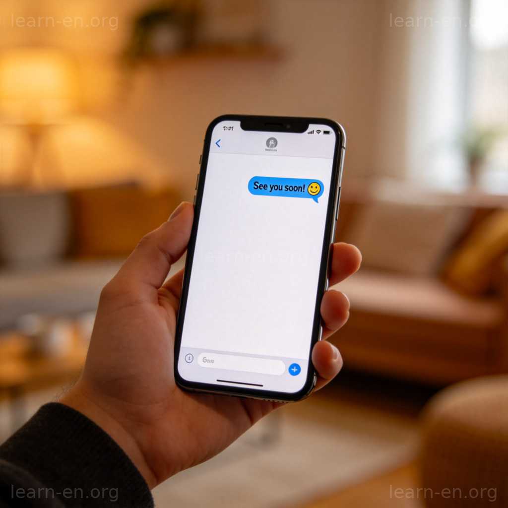 text 短信含义图解：手机屏幕上显示的短信对话界面