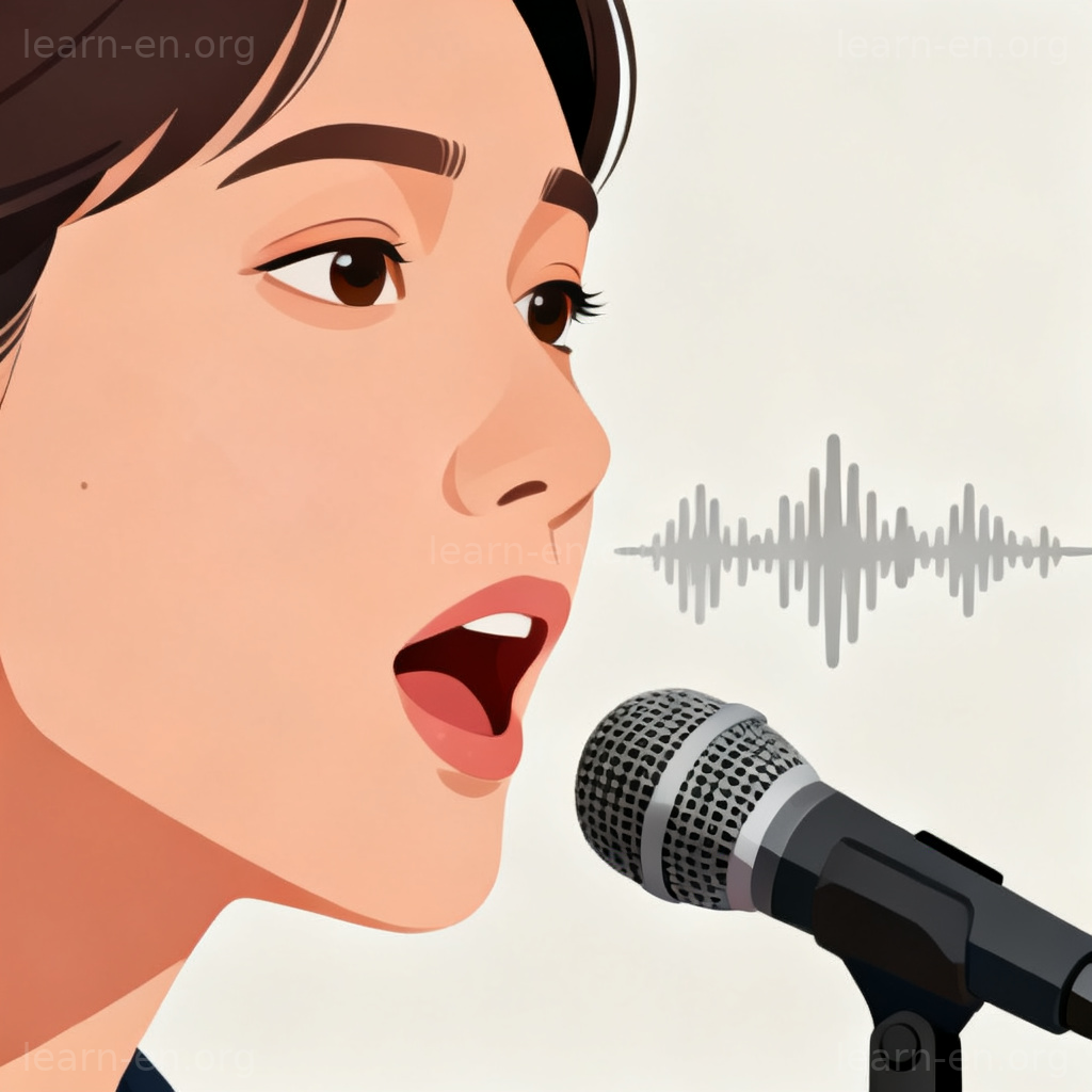 utterance 话语含义图解：人物讲话发出声波的场景